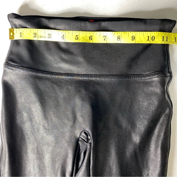 SPANX Faux Leather Leggings Black Size S/P - Picture 12 of 14